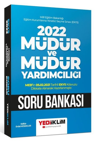 2022 MEB-EKYS Müdür ve Müdür Yardımcılığı Soru Bankası