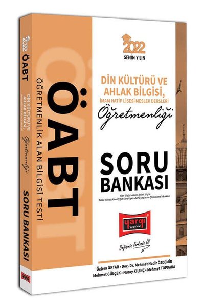 2022 ÖABT Din Kültürü ve Ahlak Bilgisi İmam Hatip Lisesi Meslek Dersleri Öğretmenliği Soru Bankası