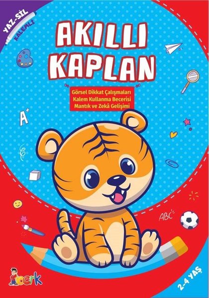 Akıllı Kaplan - Yaz Sil 2-4 Yaş