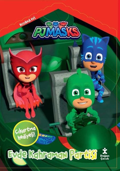 Pjmasks - Evde Kahraman Partisi - Boyama Evi