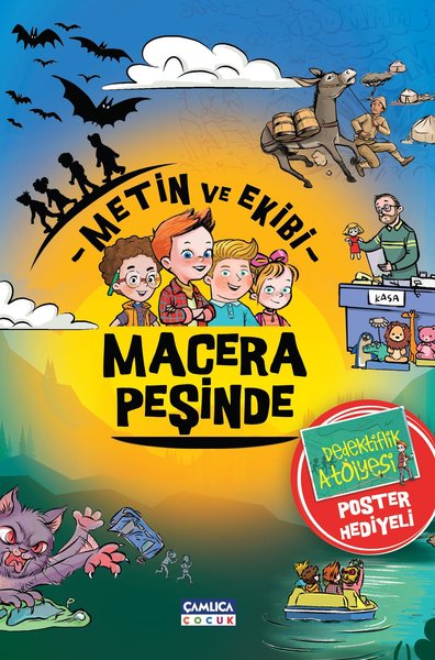 Metin ve Ekibi Macera Peşinde Seti - 5 Kitap Takım