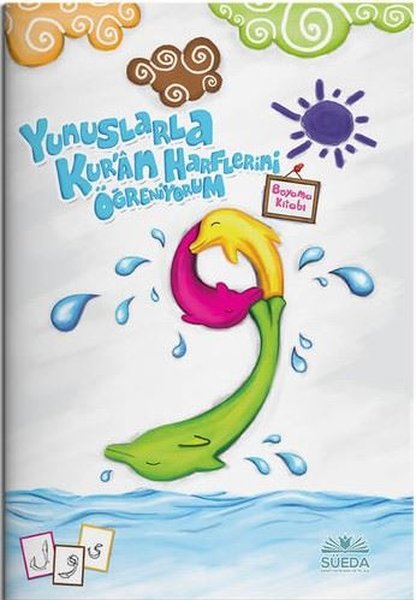 Yunuslarla Kur'an Harflerini Öğreniyorum - Boyama Kitabı