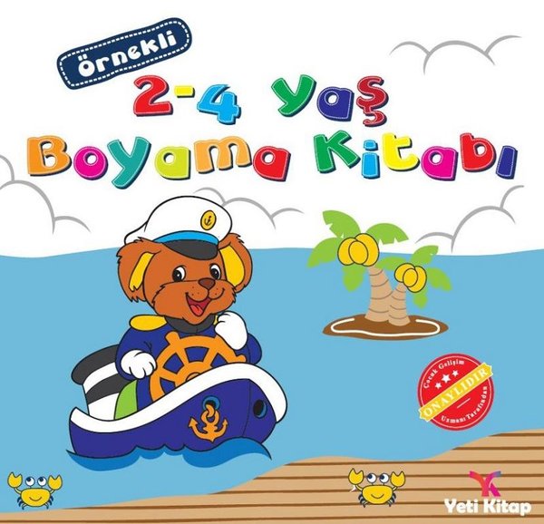 Örnekli 2 - 4 Yaş Boyama Kitabı