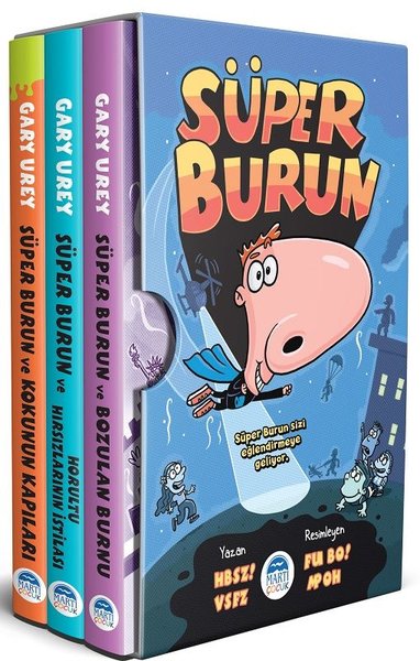 Süper Burun Serisi Seti - 3 Kitap Takım - Kutulu