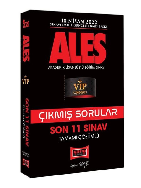 ALES Son 11 Sınav Tamamı Çözümlü Çıkmış Sorular -18 Nisan 2022 Sınavı Dahil