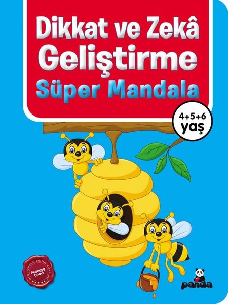 Dikkat ve Zeka Geliştirme: Süper Mandala 4 5 6 Yaş