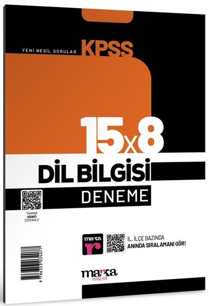 2025 KPSS Dil Bilgisi 15x8 Deneme Tamamı Video Çözümlü
