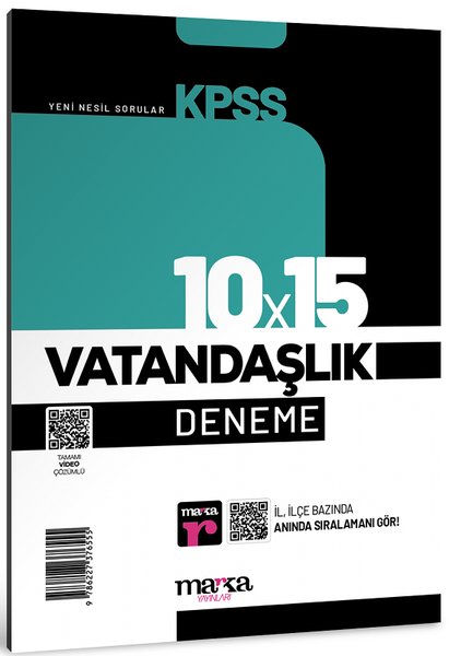 2025 KPSS Vatandaşlık 10x15 Deneme Tamamı Video Çözümlü