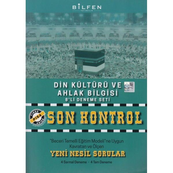 8.Sınıf Din Kültürü ve Ahlak Bilgisi Son Kontrol 8'li Deneme