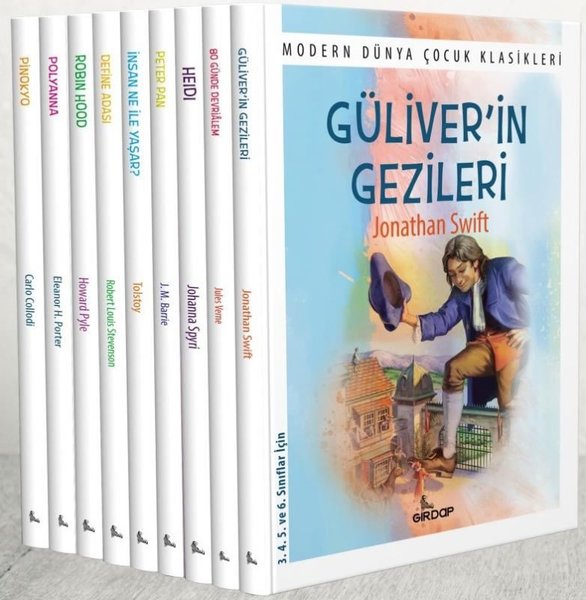 Dünya Çocuk Klasikleri Seti - 9 Kitap Takım