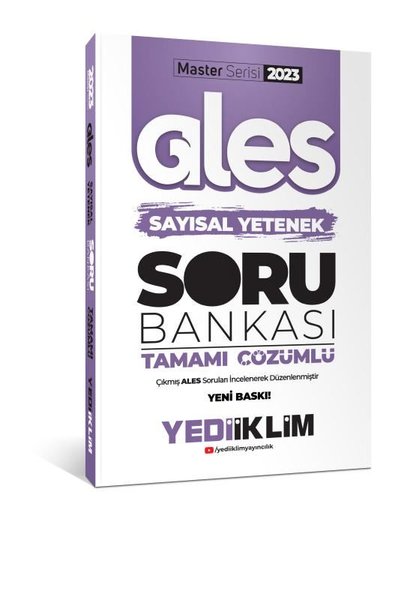 2023 Master Serisi Ales Sayısal Yetenek Tamamı Çözümlü Soru Bankası