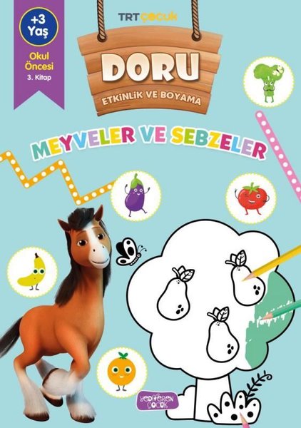 TRT Çocuk - Meyveler ve Sebzeler - Doru Etkinlik ve Boyama