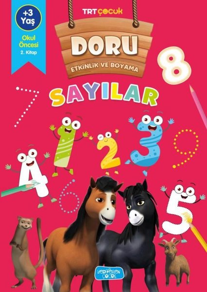 TRT Çocuk - Sayılar - Doru Etkinlik ve Boyama