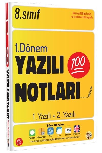 8.Sınıf Yazılı Notları 1.Dönem 1+2. Yazılı