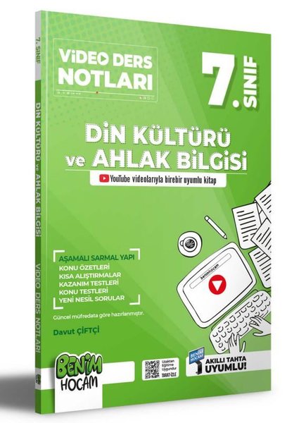 2023 7.Sınıf Din Kültürü ve Ahlak Bilgisi Video Ders Notları Konu Anlatımı