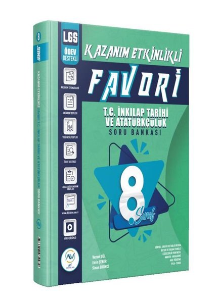 8.Sınıf T.C. İnkılap Tarihi ve Atatürkçülük Kazanım Etkinlikli Soru Bankası