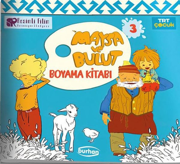 TRT Çocuk Maysa ve Bulut Boyama Kitabı - 3