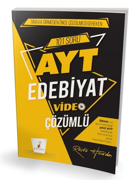 101 Soru AYT Edebiyat Video Çözümlü - Rüştü Hoca ile Sınava Girmeden Önce Çözülmesi Gereken