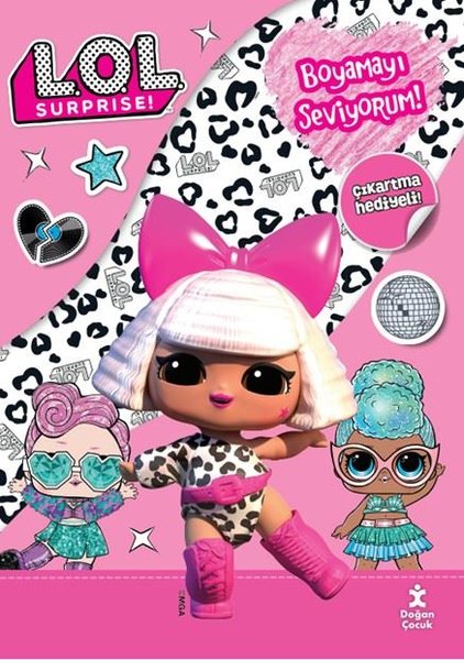 Lol Surprise! Boyamayı Seviyorum! Çıkartma Hediyeli!