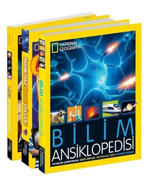 National Geographic Kids Bilim Ansiklopedi Seti - 3 Kitap Takım