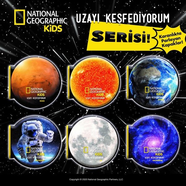 National Geographic Kids - Uzayı Keşfediyorum Serisi Mini Seti - 6 Kitap Takım