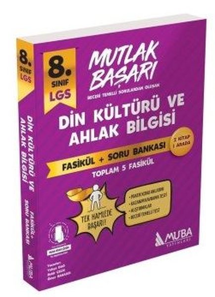 8.Sınıf LGS Mutlak Başarı Din Kültürü ve Ahlak Bilgisi Fasikül ve Soru Bankası