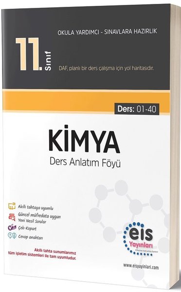 11.Sınıf Kimya Ders Anlatım Föyü