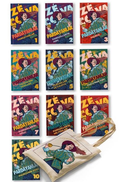 Pardayanlar Seti - 10 Kitap Takım - Özel Baskılı Çanta Hediyeli
