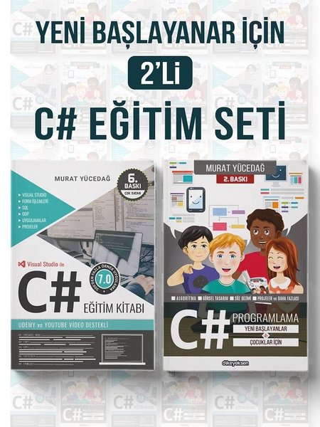 2'li C# Eğitim Seti - 2 Kitap Takım