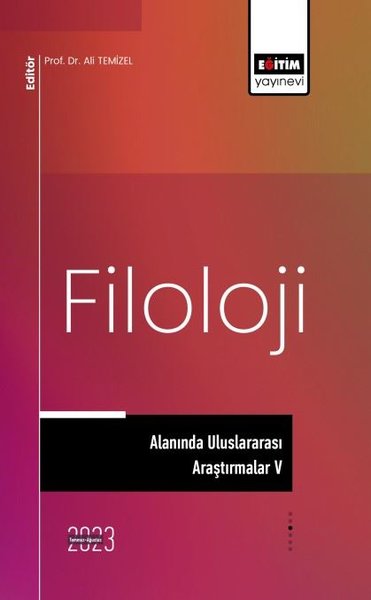 Filoloji Alanında Uluslararası Araştırmalar 5