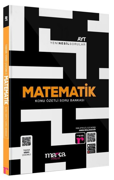 2025 AYT Matematik Konu Özetli Yeni Nesil Soru Bankası Tamamı Video Çözümlü