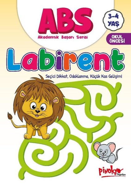 ABS Labirent Seçici Dikkat Odaklanma Küçük Kas Gelişimi 3 - 4 Yaş