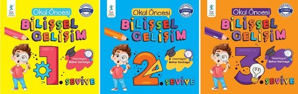 Okul Öncesi Bilişsel Gelişim Seti - 3 Kitap Takım