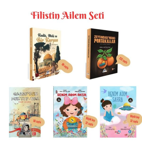 Filistin Ailem Seti - 5 Kitap Takım