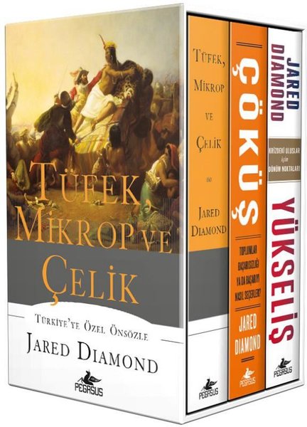 Tüfek Mikrop ve Çelik Üçlemesi Kutulu Özel Seti - 3 Kitap Takım