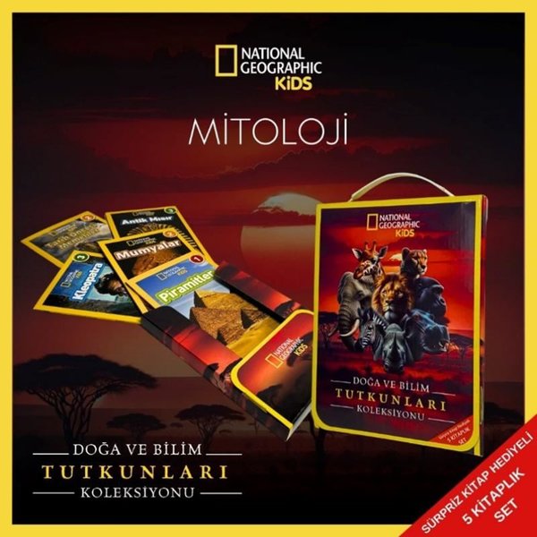 National Geographic Kids - Mitoloji Seti - 5 Kitap Takım - Doğa ve Bilim Tutkunları Koleksiyonu