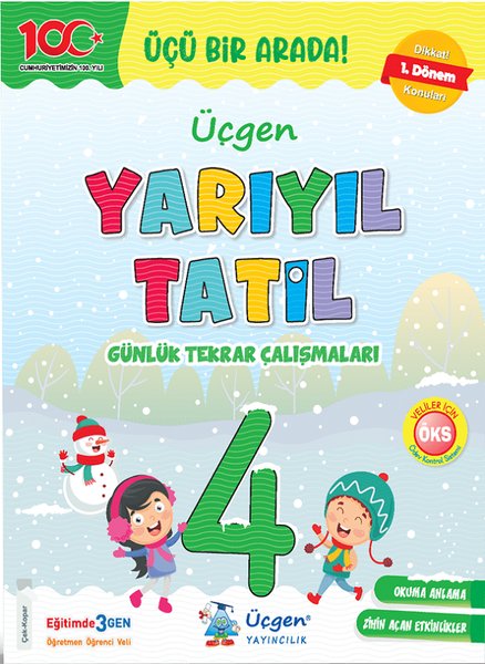 4. Sınıf Yarıyıl Tatil Günlük Tekrar Çalışmaları