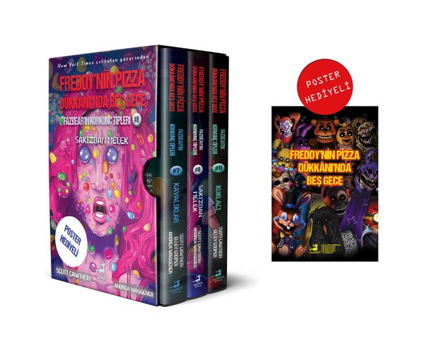 Fazbear'ın Korkunç Tipleri Seti - Poster Hediyeli Kutulu 7 - 8 - 9