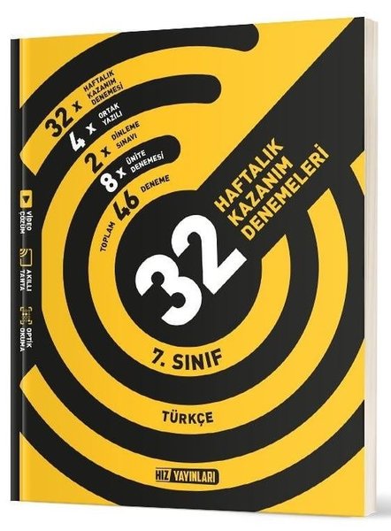 7. Sınıf Türkçe 32 Haftalık Kazanım Denemeleri