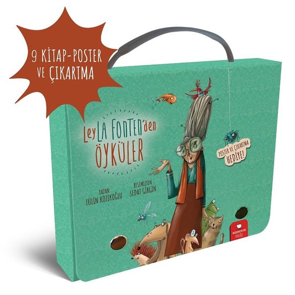 Leyla Fonten'den Öyküler Seti - 9 Kitap Takım - Poster ve Çıkartma Hediye