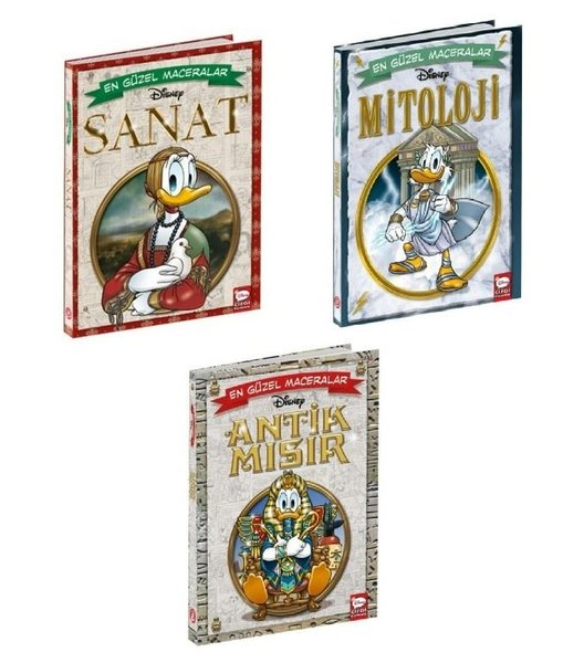 Disney En Güzel Maceralar Sanat+Mitoloji+Antik Mısır Seti - 3 Kitap Takım
