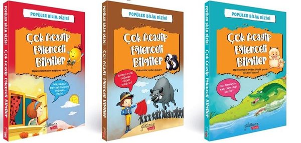 Çok Acayip Eğlenceli Bilgiler Seti 2 - 3 Kitap Takım