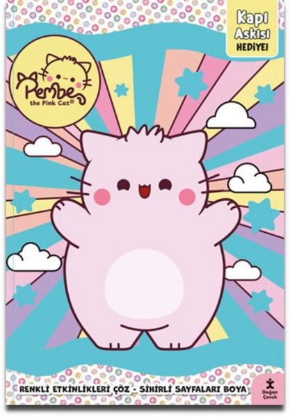 Pembe The Pink Cat - Parıltılı Etkinlikler Kitabı-Kapı Askısı Hediye!
