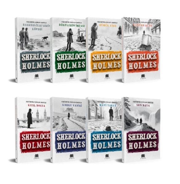 Sir Arthur Conan Doyle Seti - 8 Kitap Takım