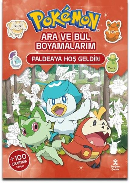 Pokemon - Ara ve Bul Boyamalarım - Paldea'ya Hoş Geldin