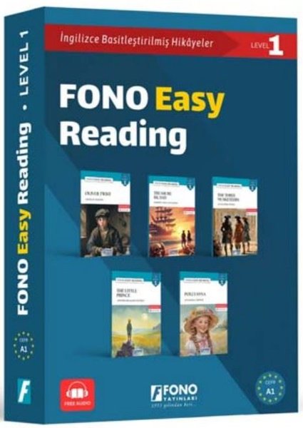 Fono Easy Reading Hikaye Seti - 5 Kitap Takım - Level 1 - Kutulu