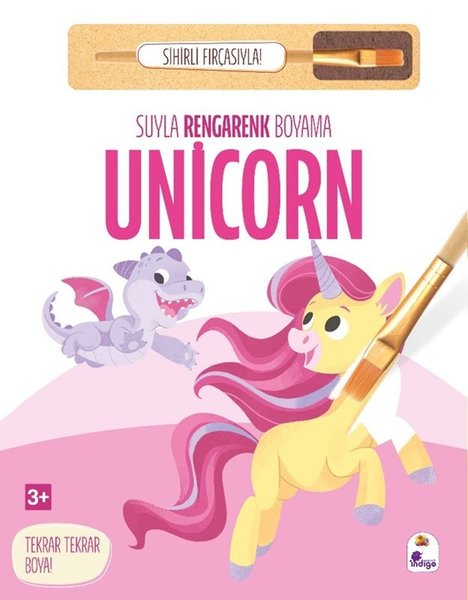 Unicorn - Suyla Rengarenk Boyama - Sihirli Fırçasıyla!