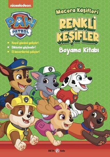 Paw Patrol - Macera Kaşifleri Renkli Keşifler Boyama Kitabı