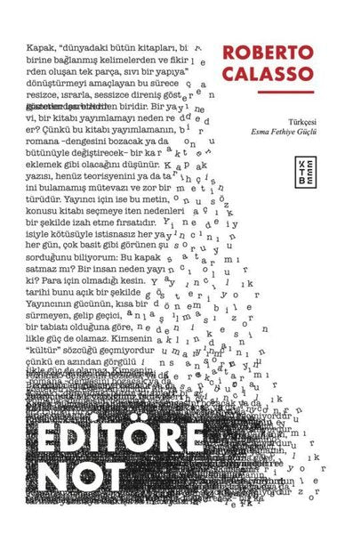 Editöre Not
