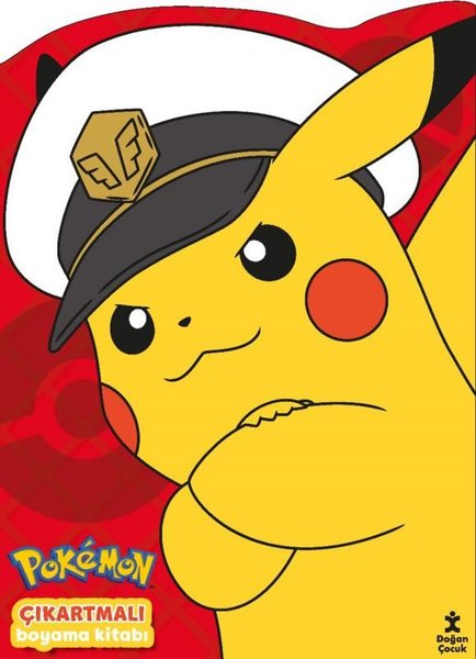 Pokemon - Çıkartmalı Boyama Kitabı
